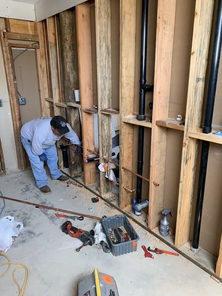 Commercial rough-in plumbing for Water Heater Replacement in Lakewood Park